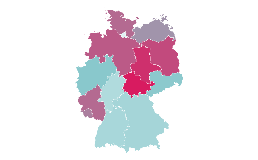 Affinity by region — Linda Evans, Germany