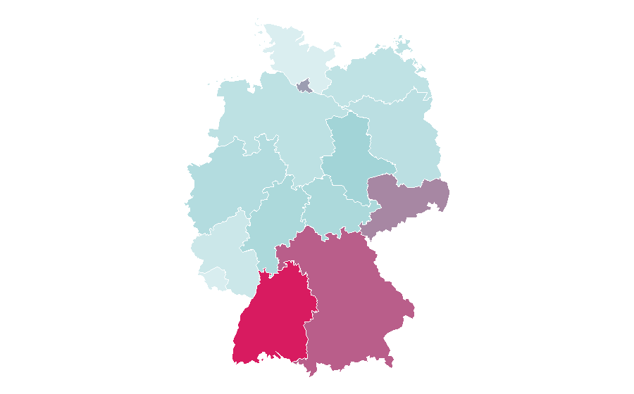 Affinity by region — Linde, Germany