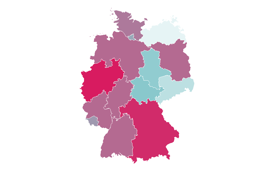 Affinity by region — Lisa Marie Presley, Germany