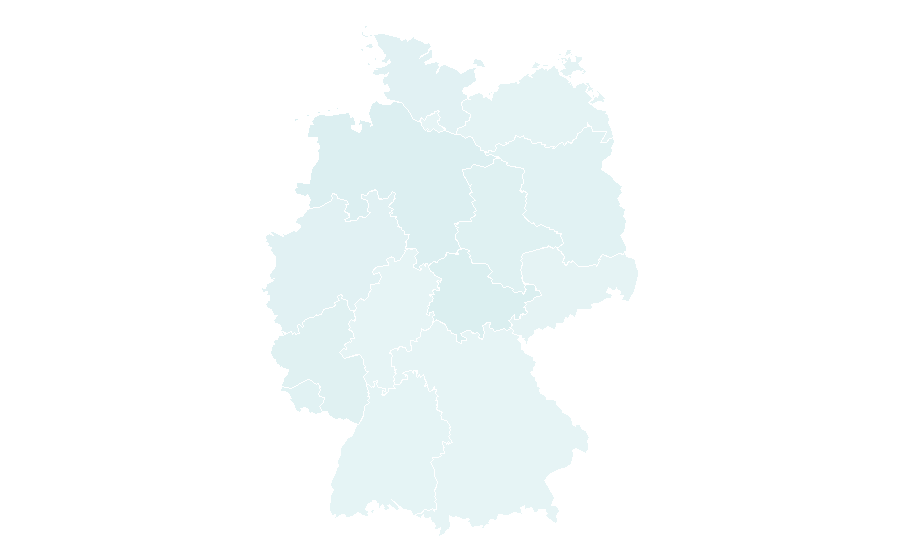 Afinidad por región — Local government, Alemania