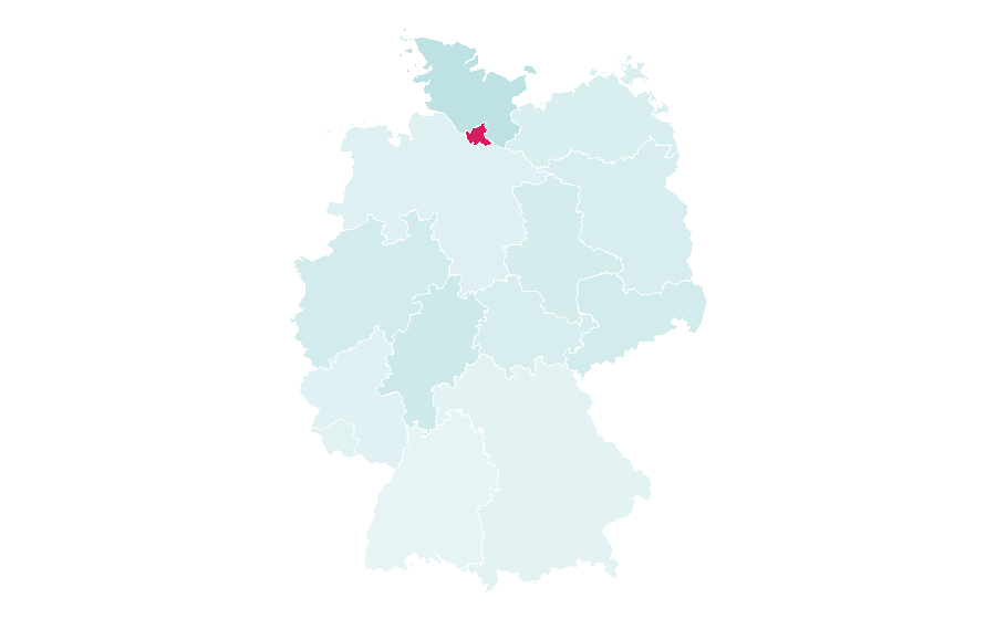 Affinity by region — Lock (device), Germany