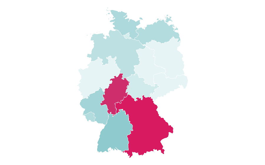 Affinity by region — Log cabin, Germany