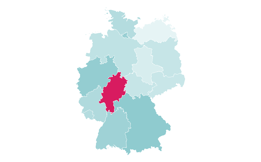 Affinity by region — Logging, Germany