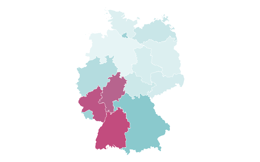 Affinity by region — Loire Valley, Germany