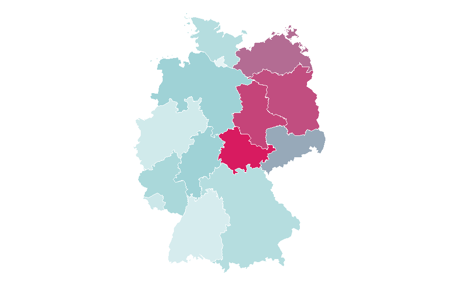 Affinity by region — Lone Survivor, Germany