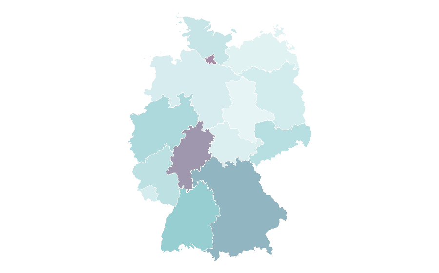 Affinity by region — Lonely Planet, Germany