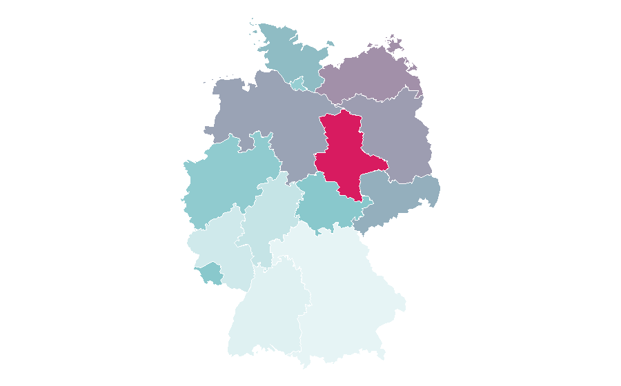 Affinity by region — Long weekend, Germany