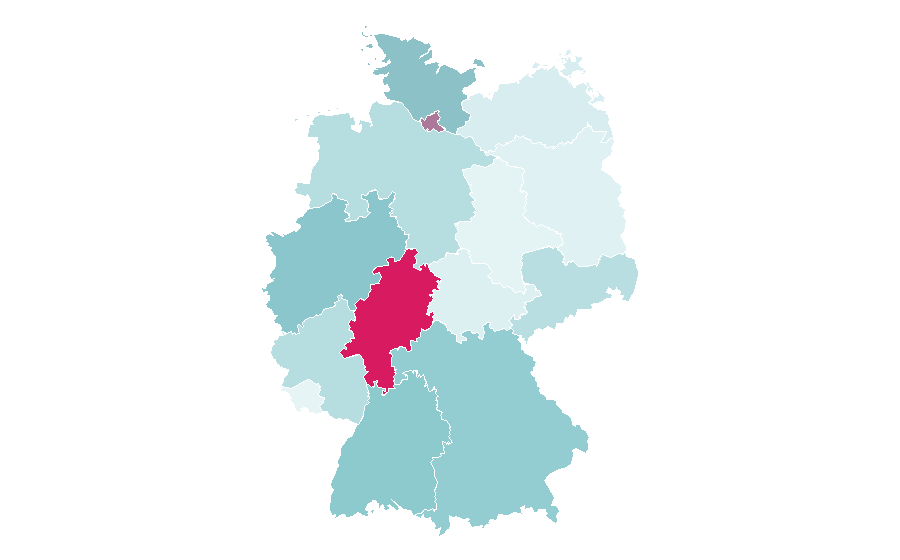 Affinity by region — Loop (band), Germany