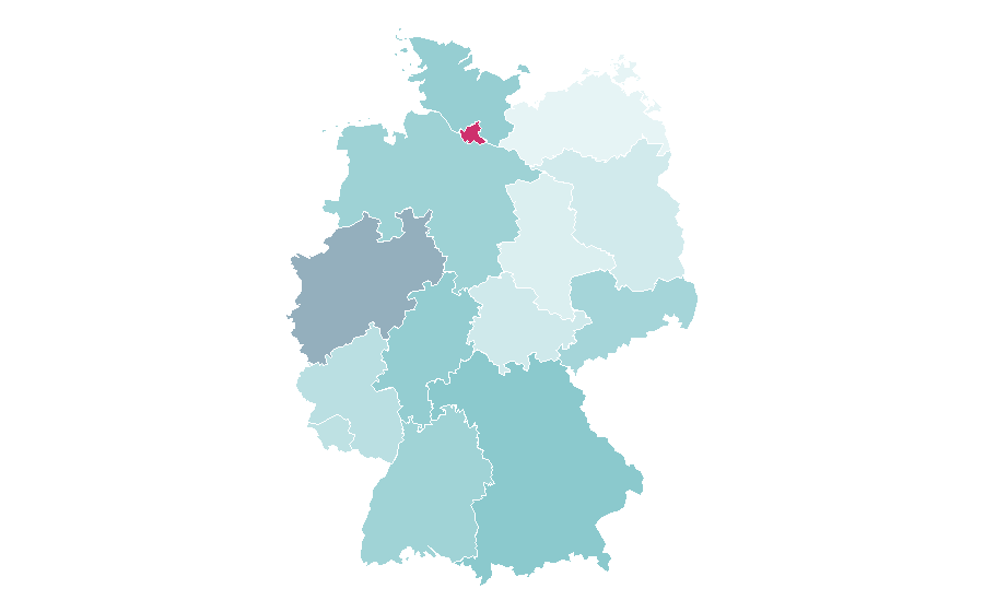 Affinity by region — Loop Earplugs, Germany