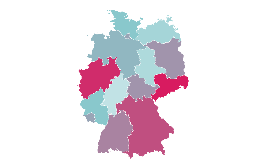 Affinity by region — Lord Voldemort, Germany