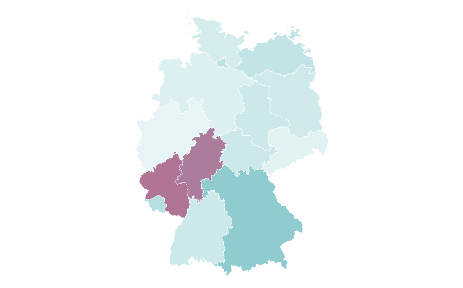 Affinité par région — Lord's Prayer, Allemagne