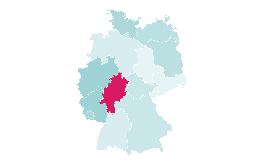 Affinity by region — Los Angeles County, California, Germany