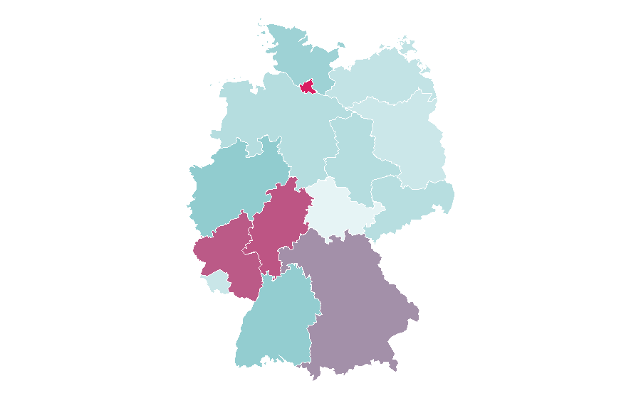Affinity by region — Los Angeles Dodgers, Germany