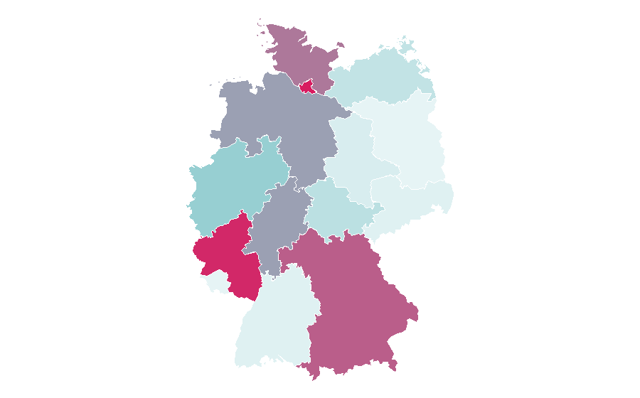 Affinity by region — Los Angeles Rams, Germany