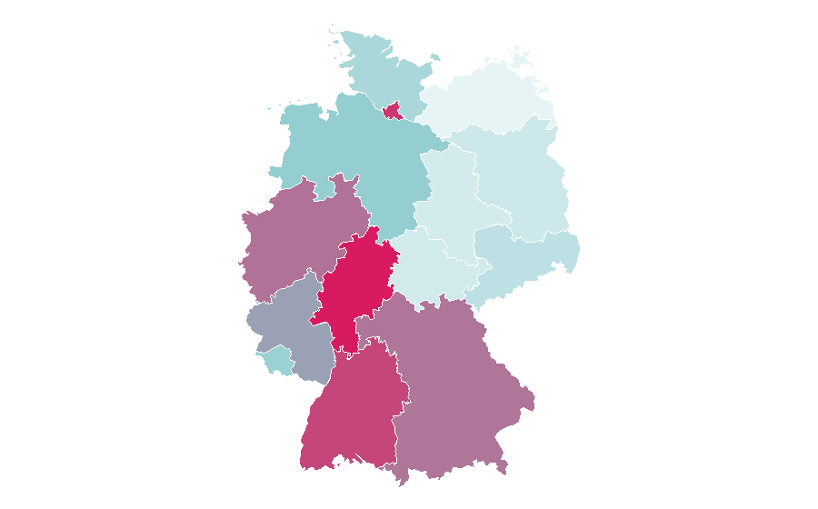 Affinity by region — Lotus Cars, Germany