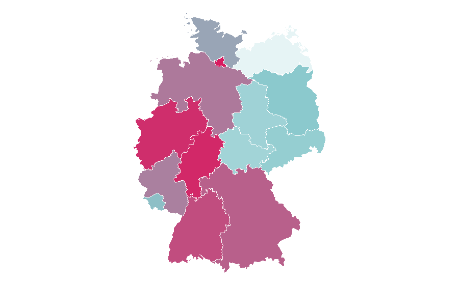 Affinity by region — Love Island, Germany