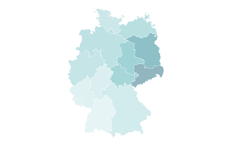 Affinity by region — Loveparade, Germany