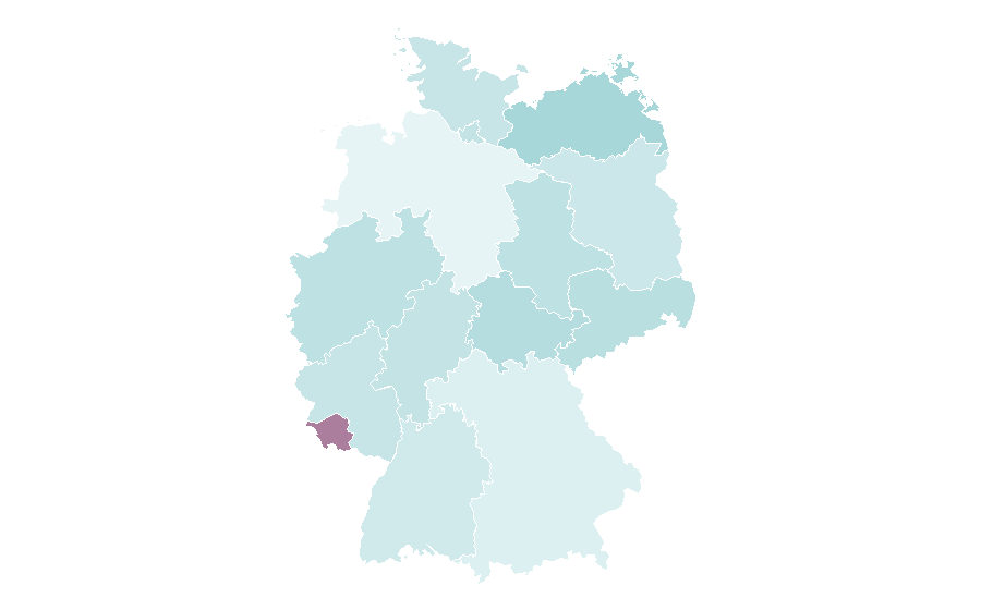 Affinity by region — Low-fat diet, Germany