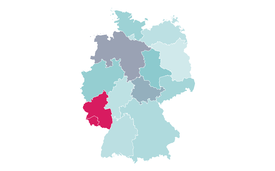 Affinità per regione — Löwen Play, Germania