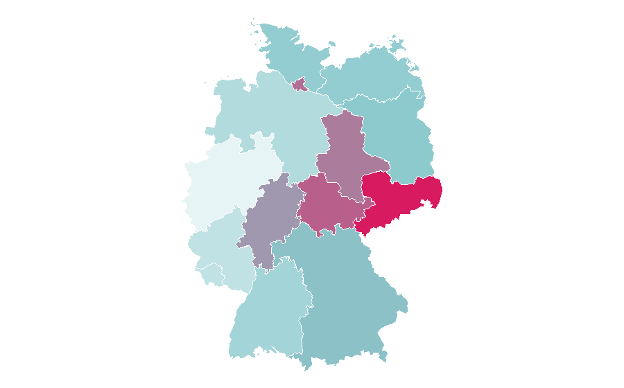 Affinity by region — LTE (telecommunication), Germany