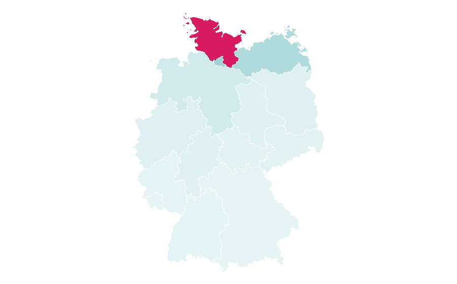 Affinity by region — Lübeck, Germany