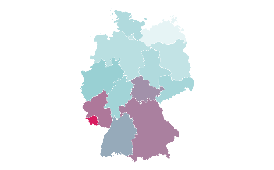 Affinity by region — Luciano Pavarotti, Germany