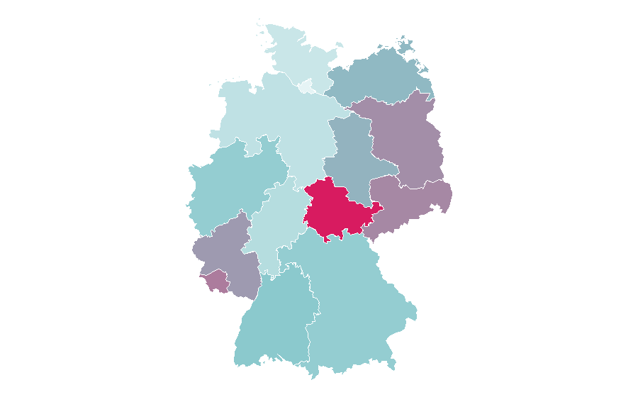 Affinity by region — Ludwig van Beethoven, Germany