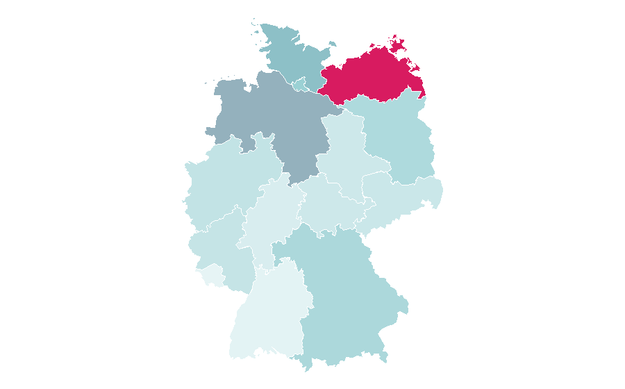 Affinity by region — Luftwaffe, Germany
