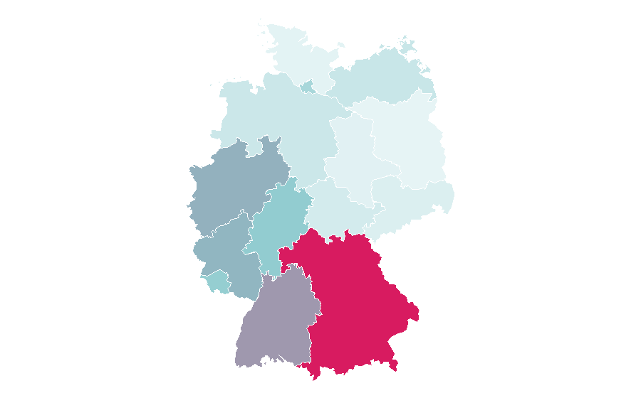 Affinity by region — Luis Antonio Tagle, Germany