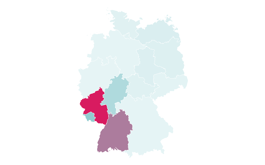 Affinity by region — Luisenpark Mannheim, Germany