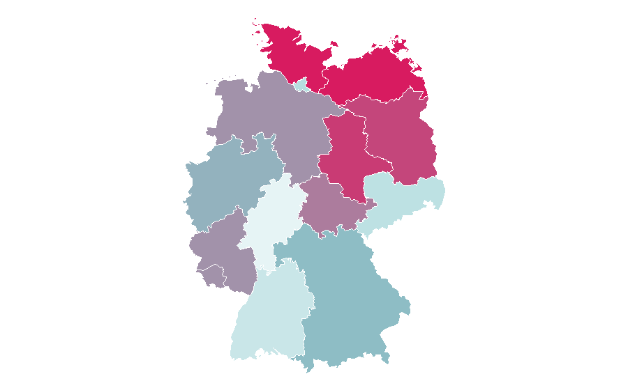Affinity by region — Luke Grimes, Germany