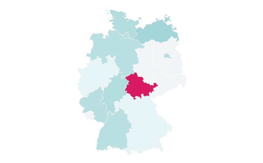Affinity by region — Lung cancer awareness, Germany