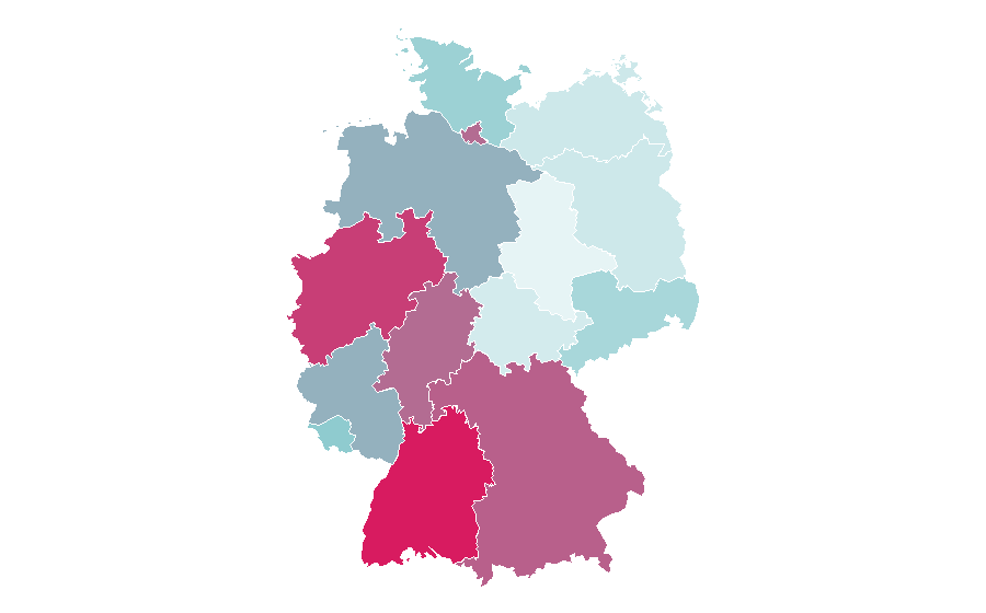 Affinity by region — Lupin, Germany