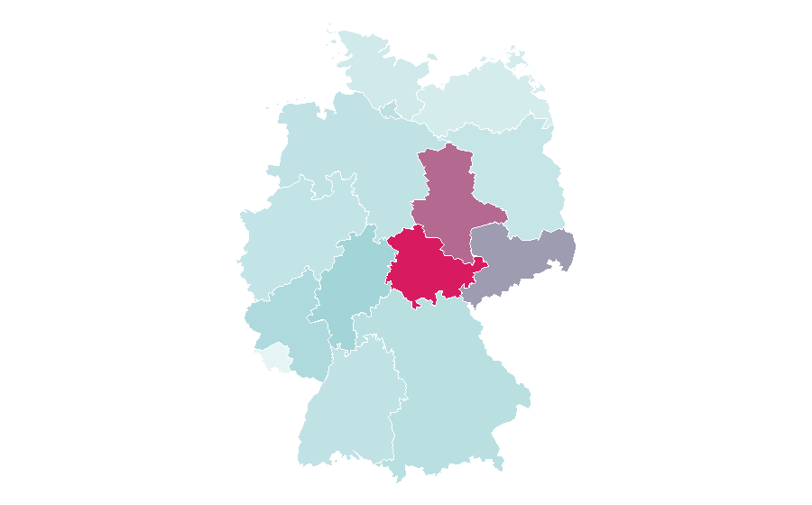 Affinity by region — Luther (TV series), Germany