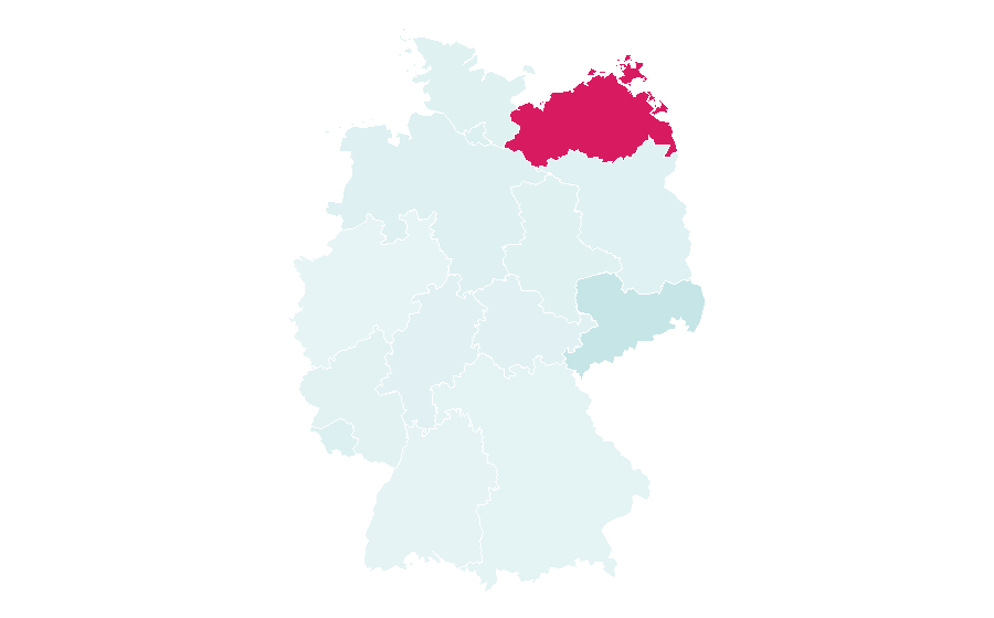 Affinity by region — Lutheranism, Germany