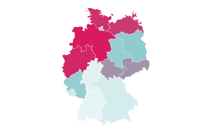 Affinity by region — Lutz van der Horst, Germany