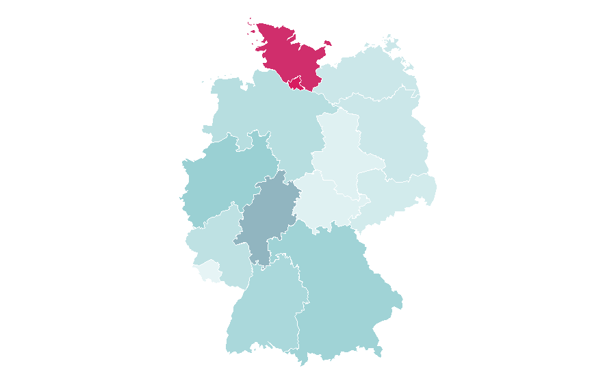 Affinité par région — Luxury, Allemagne