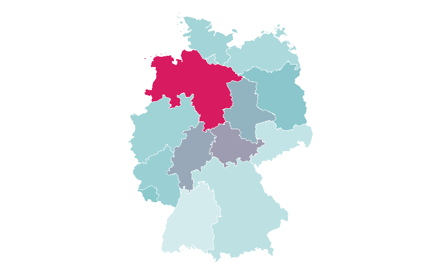 Affinity by region — LVM Versicherung, Germany