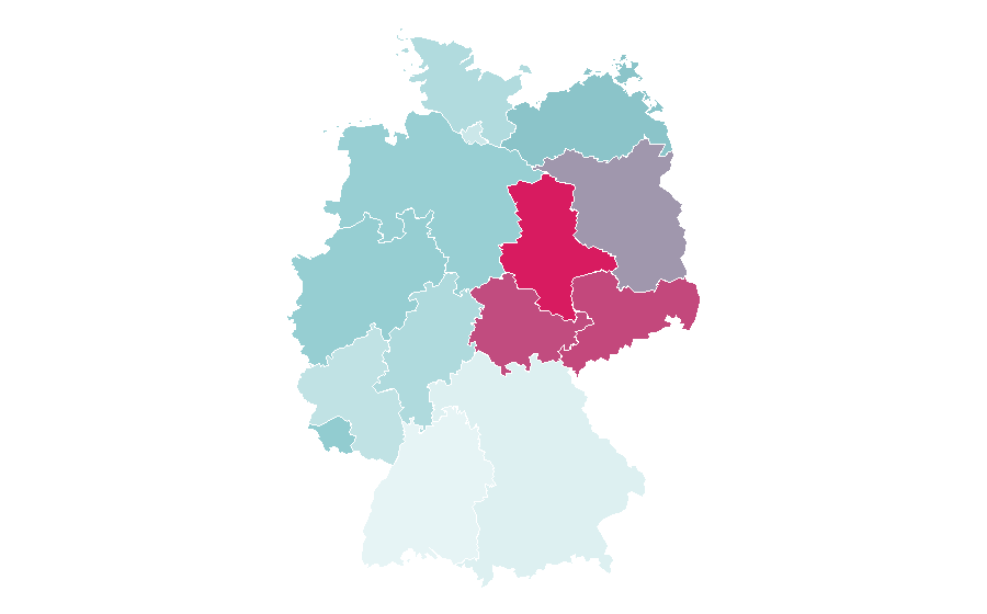 Affinity by region — Lydia Benecke, Germany