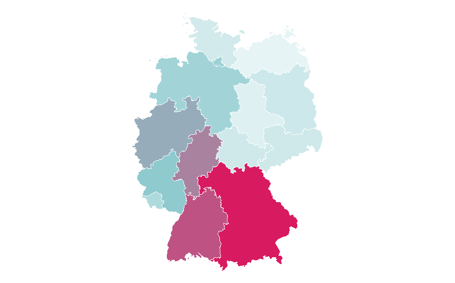 Affinity by region — M3 (Canadian TV channel), Germany