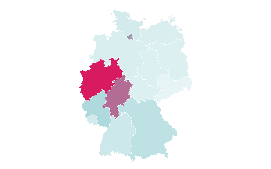 Affinity by region — Maastricht University, Germany