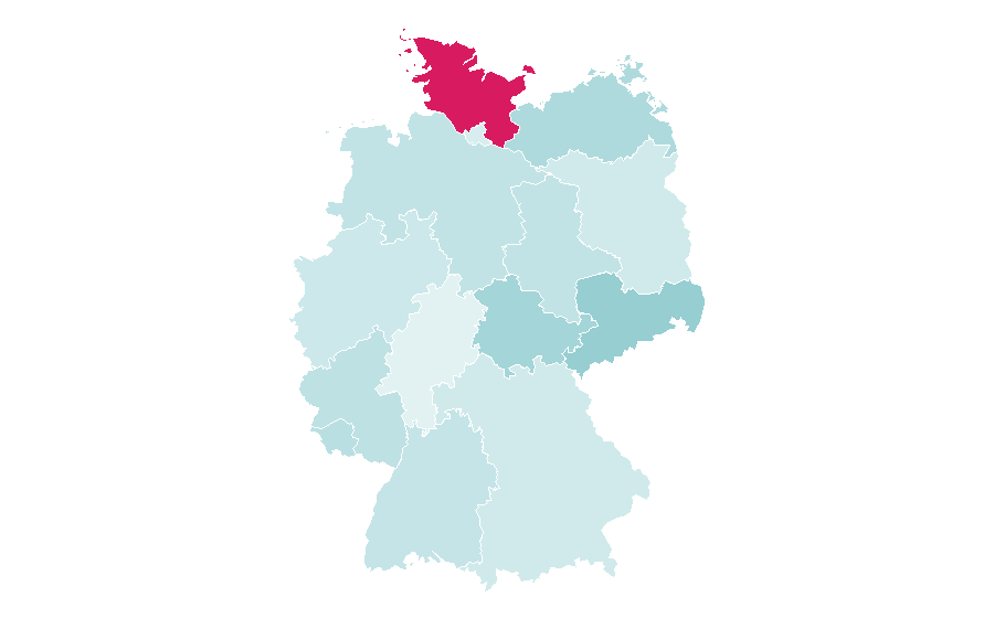 Affinity by region — Macro photography, Germany