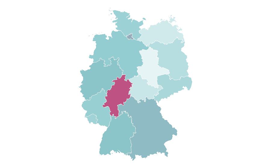 Affinity by region — Mad Max (franchise), Germany