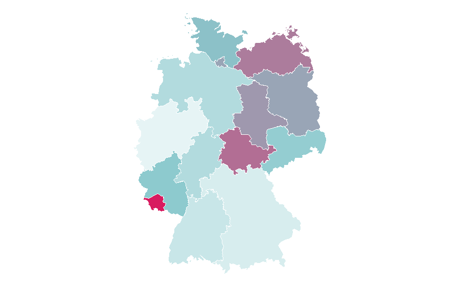 Affinität nach Region — Madchester, Deutschland