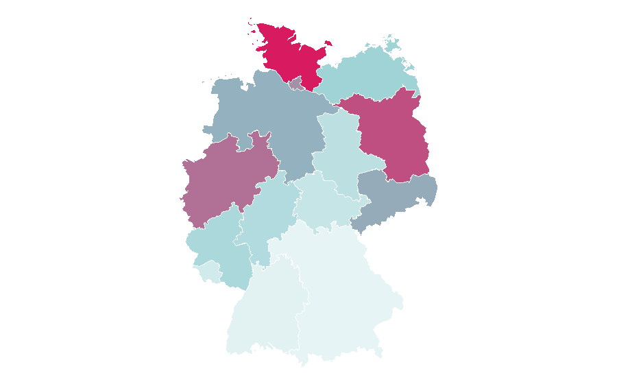 Affinity by region — Madness (band), Germany