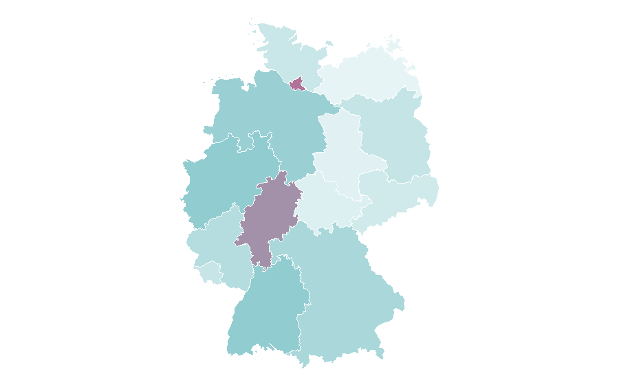 Affinity by region — Magnolia (CMS), Germany