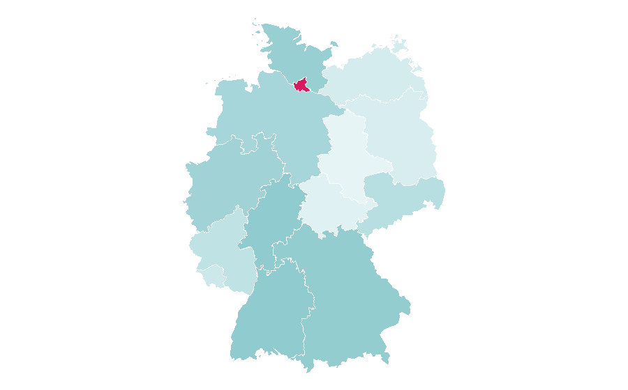 Affinity by region — Magnus Carlsen, Germany