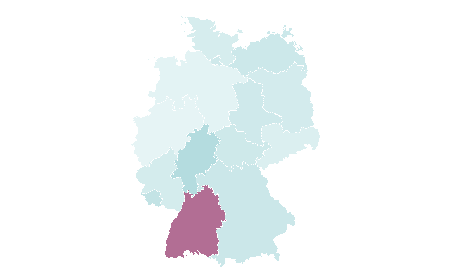 Affinity by region — Mahidol University, Germany