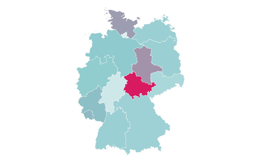 Affinity by region — Mahjong, Germany