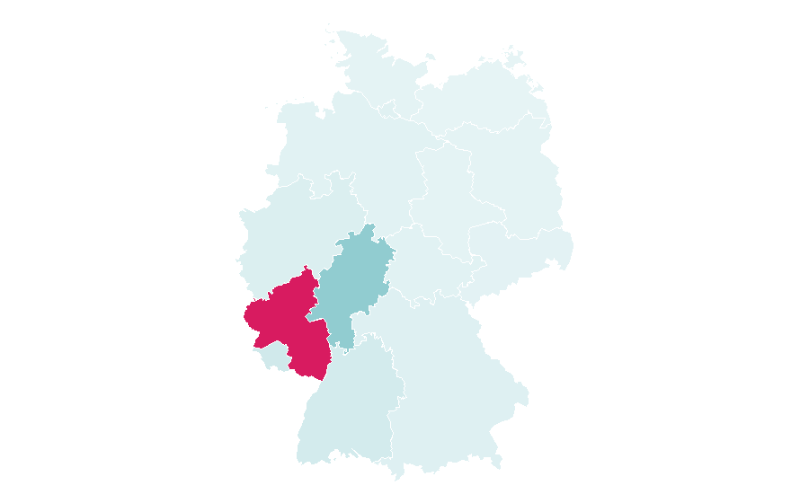 Affinité par région — Mainz, Allemagne